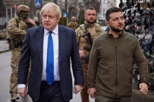 Boris Johnson, Zelensky