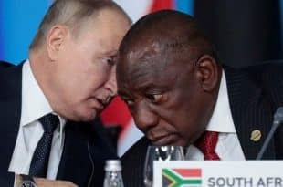 VlADIMIR POUTINE, Cyrille RAMAPHOSA