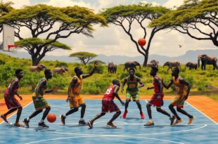 l'évolution du basketball en Afrique